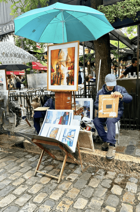 kunstenaars montmartre parijs, waar ligt montmartre parijs, montmartre, schilderswijk parijs, kunstenaarswijk parijs, montmartre bezienswaardigheden, tips Montmartre Parijs